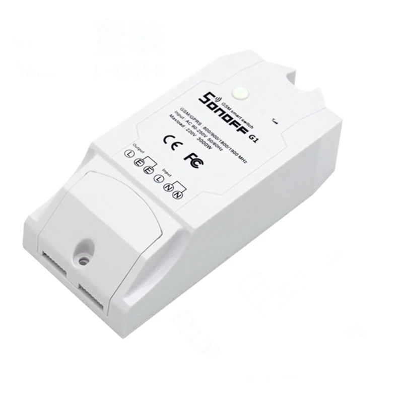 

G1 16A GPRS Remote Control Switch GSM Mobile Phone App Remote Controller Module AC 90-250V 50/60Hz Works With Alexa Nest