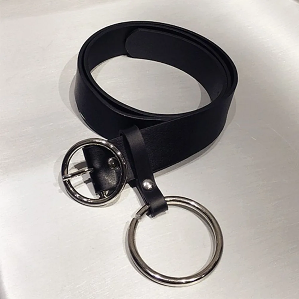 

PU leather wide with metal buckle waistThe polyurethane leather belt is the dress decoration for female #241565