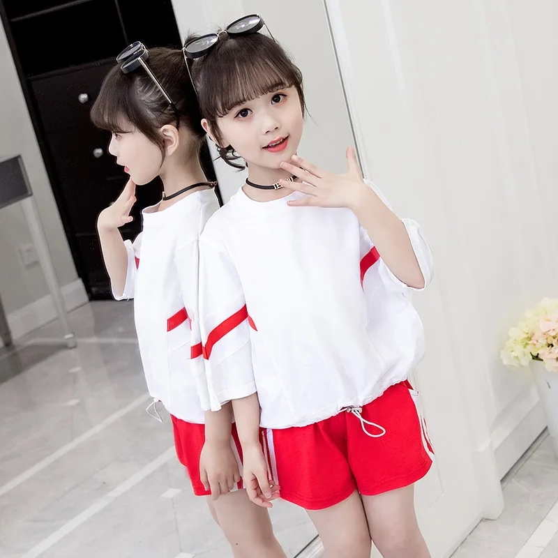 

Girls Summer Clothes Kid Clothes 2019 Boutique Children Clothing Set Top + Shorts 3 4 5 6 7 8 9 10 11 12 13 Years