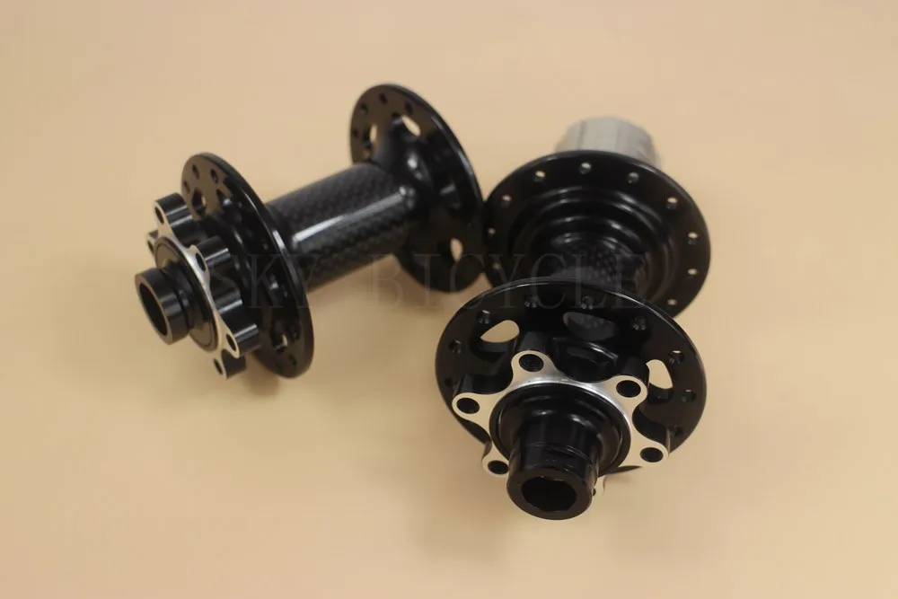 28 holes mtb bicycle hub front M15 15mm thru rear X12 142mm thru axle hub