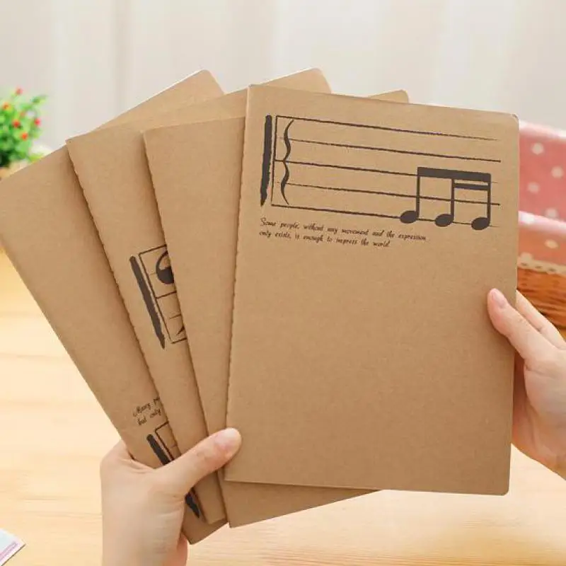 

Creative Professional Music Manuscript Paper Musical Notation Piano Exercise Book Staff Song Writing Notebook School Stationery