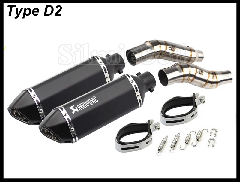 Z1000 2014 Akrapovic выхлопная система мотоцикла для Kawasaki 2010 2018 2019|Выхлопные трубы и