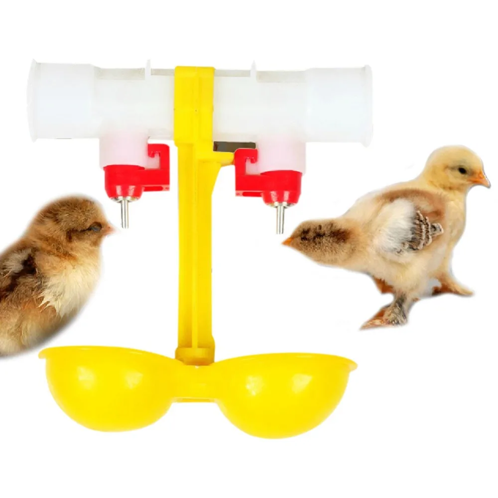 Yellow Chicken Feeder Drinkers for Poultry Duck,Goose, Guinea Fowl