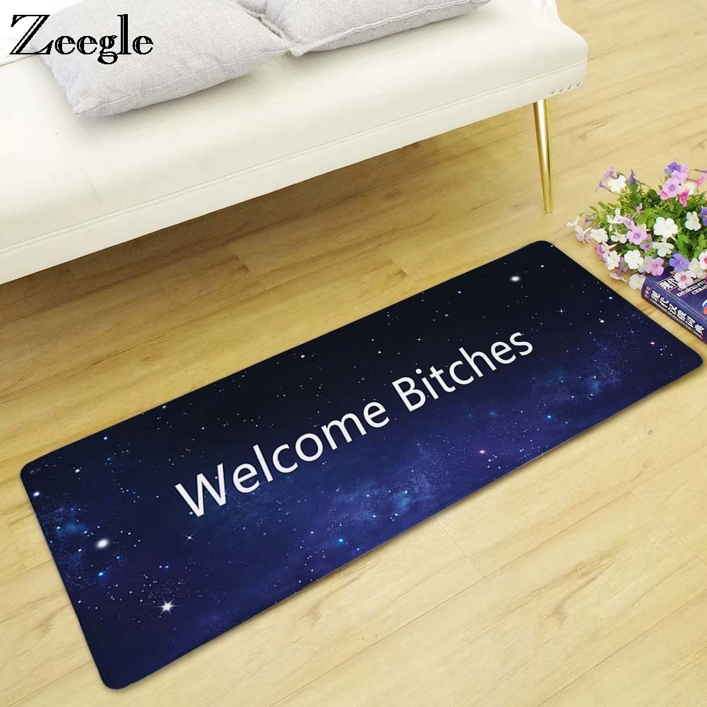 Zeegle الفانيلا منطقة البساط ل غرفة المعيشة أريكة الجدول الحصير المضادة للانزلاق السجاد غرفة نوم السرير السجاد قطعة امتصاص للمطبخ الحصير