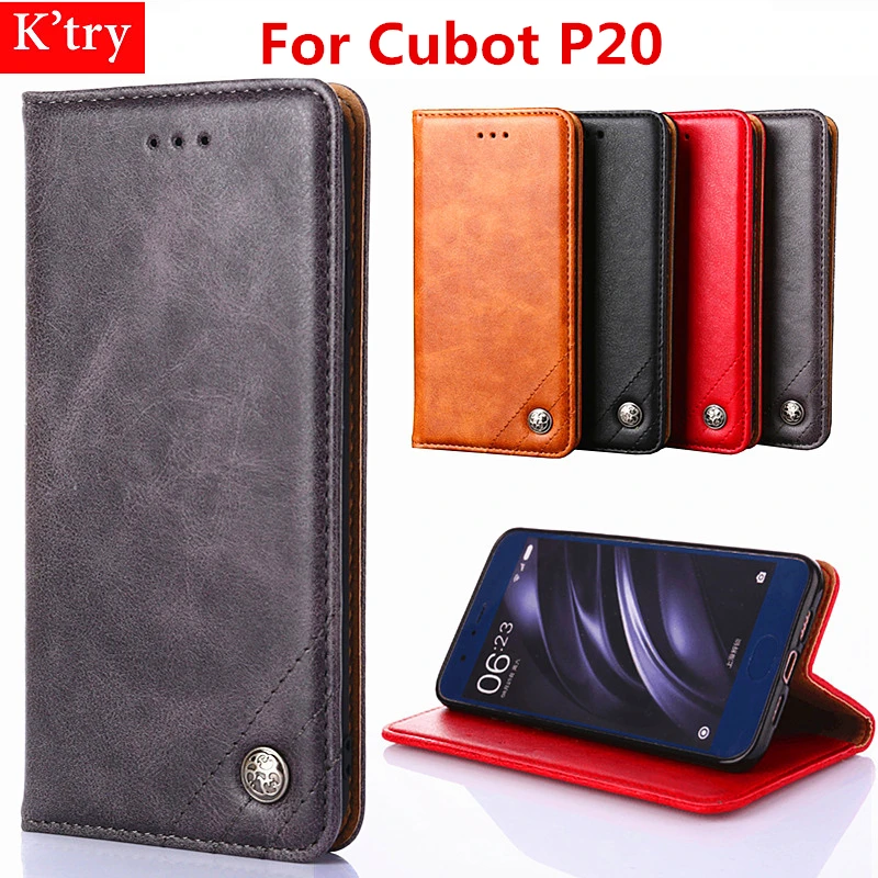 

Fundas Cubot P20 Case Luxury PU Leather Cover 6.18 '' Triangle Wallet Design Back Cover Phone Cases For Cubot P 20 Flip Cover