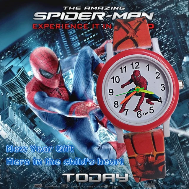Fashion Children Watches Boys Spiderman Hand Watch Child Clock Gifts Waterproof Fashion Children Watches Boys Spiderman Hand Watch Child Clock Gifts Waterproof