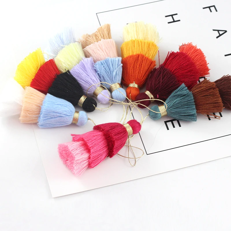 3PCS 8CM Triple Layer Multi Coloured Tassels Tiered Tassels New Fall
