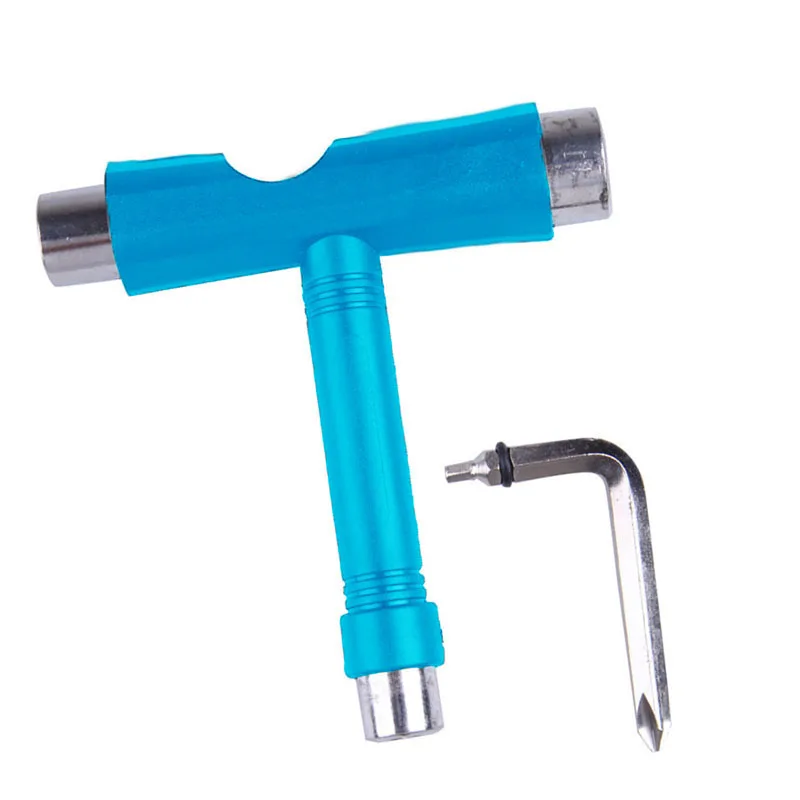 

Roller Skate Skate Scooter Skateboard Tools Mini Kick T Type Wrench Tools Accessories C55K Sale