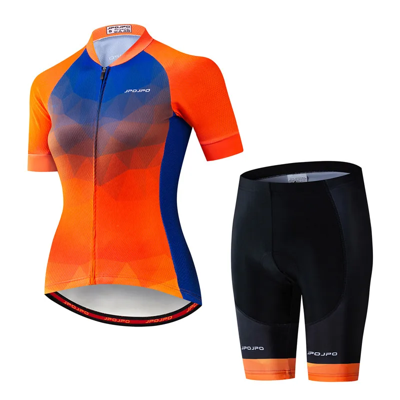 15 MTB велосипед Джерси нагрудник шорты набор Ropa Ciclismo maillot Женский Джерси для велоспорта велосипедный топ рубашки Нижняя Женская одежда синий - Цвет: 15
