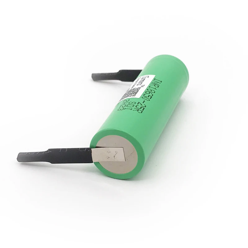 18650 аккумулятор 25r inr18650 2500mah 20a с никелевым аккумулятором diy для