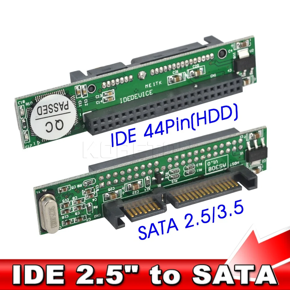 IDE/SATA 44pin 2 5 SATA адаптер для ПК конвертер 1.5Gbs последовательный ATA 133 100 HDD компакт