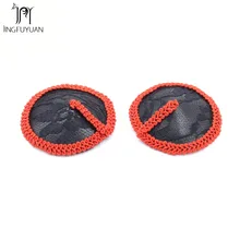 2 круглая форма для торта ниппельный клей секс лепестки зверя Кружевной декор сексуальное женское нижнее белье Многоразовые 1 пара Стикини