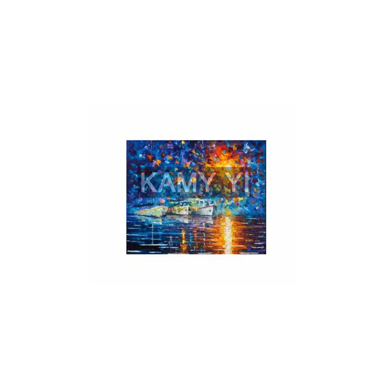 

5D Diy Full Square Diamond Painting Cross Stitch "Yachts By The Sun" Diamond Embroidery Mosaic Rhinestone Needlework Decor
