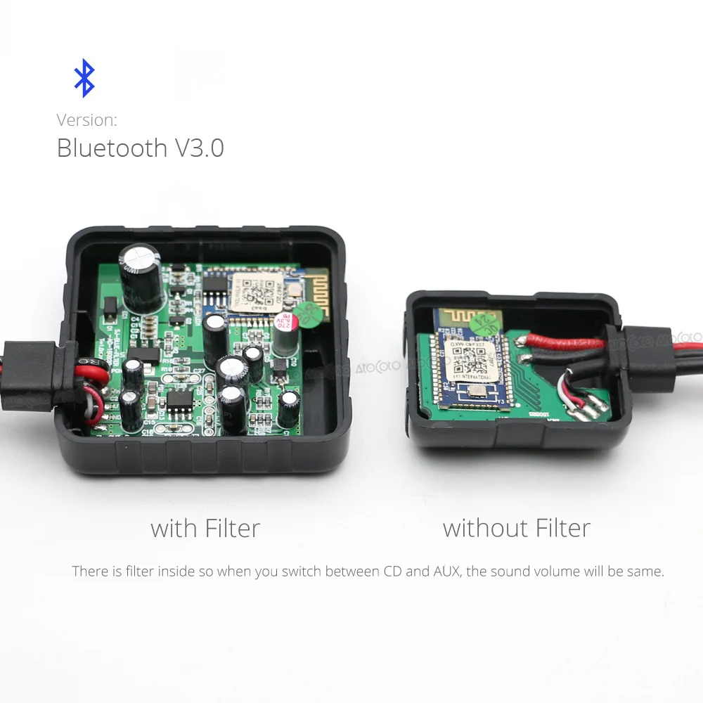 Автомобильный модуль Bluetooth для VW RCD210 RCD310 RCD510 Радио стерео Aux кабель адаптер с фильтром беспроводной аудио вход