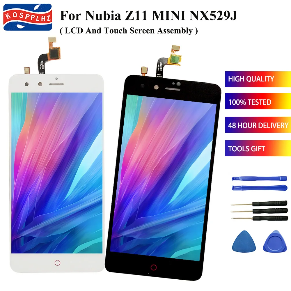 Полный ЖК-экран 5 0 дюйма для ZTE Nubia Z11 Mini NX529J дигитайзер сенсорной панели в сборе