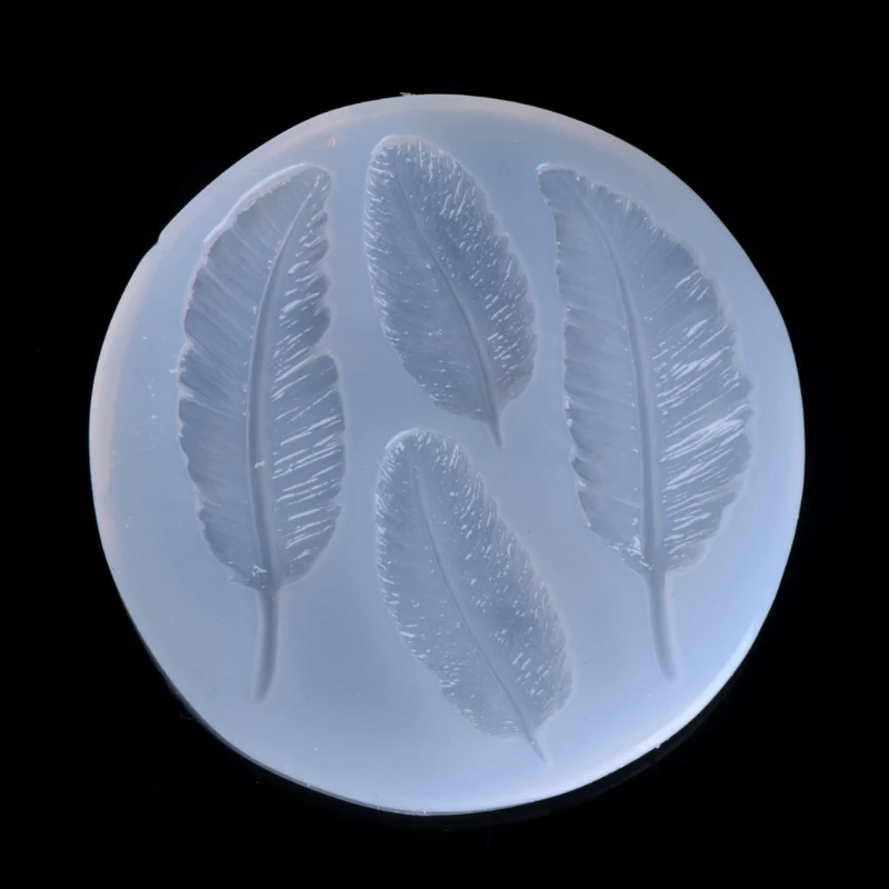 

JAVRICK Jewelry Mold Feather Shapes Making Pendant Silicone Resin Cake DIY Craft Tools handmade tool epoxy resin molds