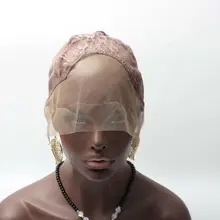 M 1 шт./лот сеточка для изготовления париков Швейцарский Кружевной передний парик шляпа парик тканая сетка волосы регулируемые ремешки сзади регулируемая шапка для парика OEM/ODM