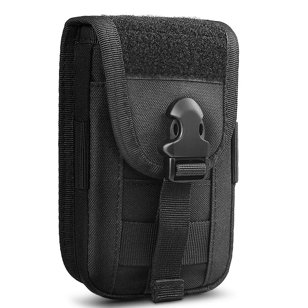 

Tactical Phone Holster Pouch Molle Smartphone Bag Vest Card Carrier Waist Bag Utility Gadget Gear Tool Organizer Pocket