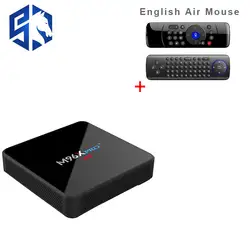 Новый Ip ТВ BOX для Android 7,1 2 ГБ/16 ГБ Amlogic S905W 4 ядра Media Player двойной WI-FI 1000 Мбит/с BT4.0 4 K HD M96X Pro + набор ТВ коробка