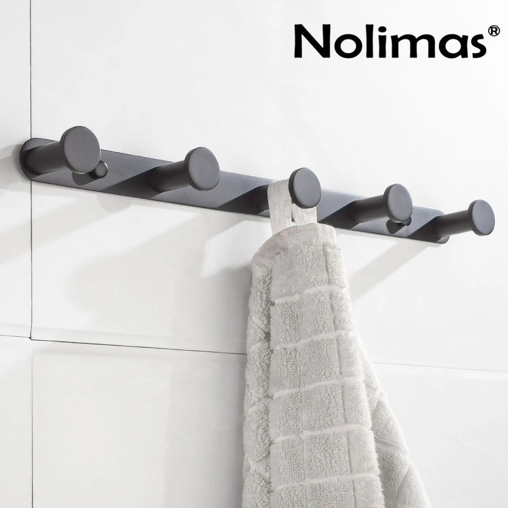 Black metal towel hooks Clearance