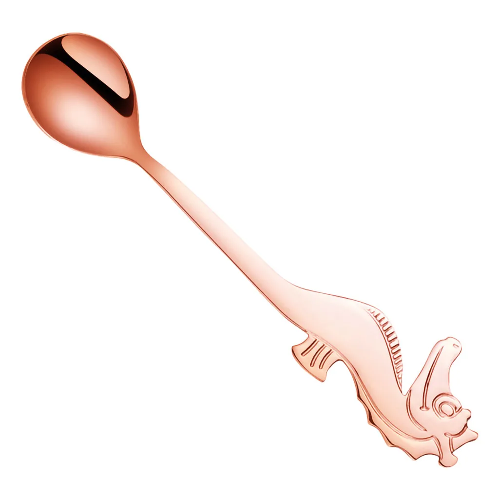 Красочные морских животных Ложка Ручка мороженого для питья кухня гаджет YMP