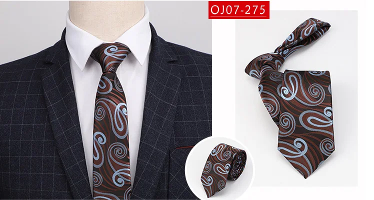 24 Модели 7 см Ширина Галстуки для мужчин шелковый галстук с ярким узором Цветочный горошек corbatas формальный мужской галстук свадебная