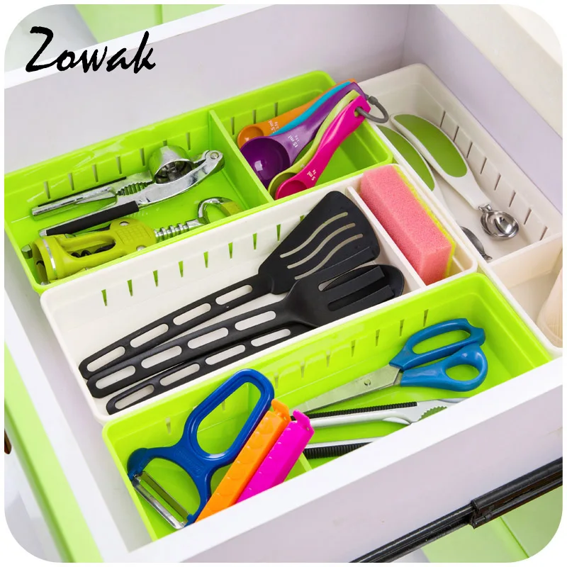 Plastic Drawer Storage Organizer Container Homes Kitchen