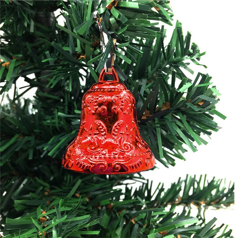 6Pcs Christmas Bell Christmas Tree Ornaments Xmas Decorative Pendant Decor Ornaments christmas bells xmas tree decoration N07 (11)