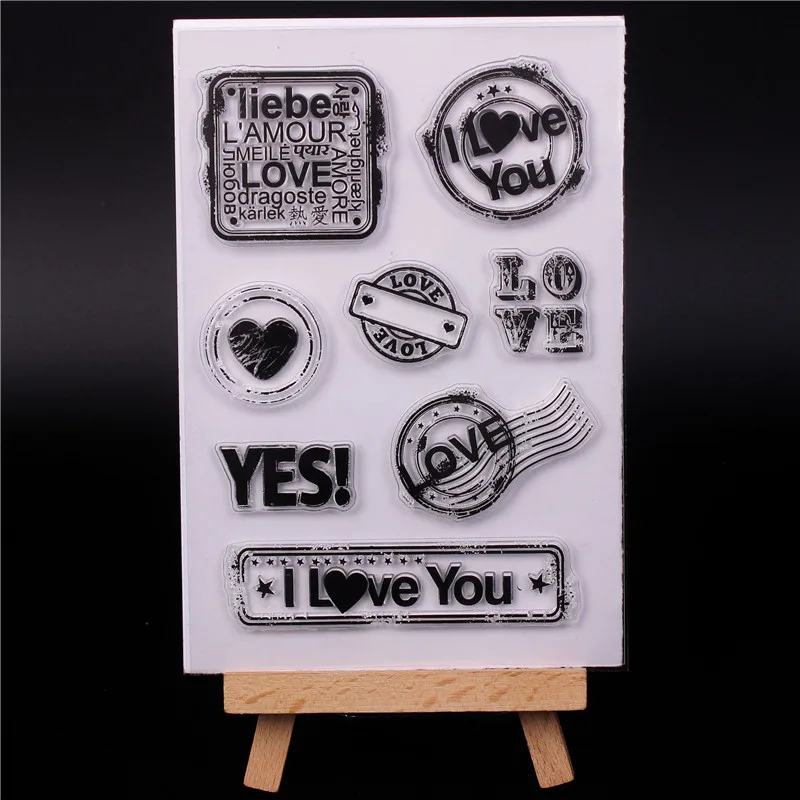 Transparent Clear Silicone Stamps for DIY Scrapbooking Card Making diy