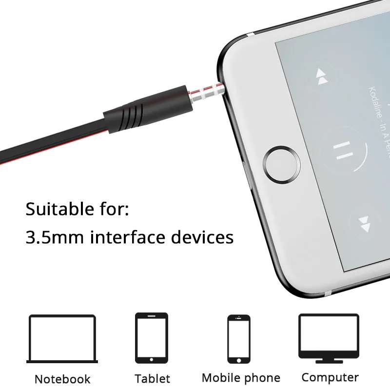 Earphone 3.5mm Wired Headset Earbuds Earphones Sport Headset with MIC for iPhone Xiaomi Earphone Fone De Ouvido for Meizu Huawei 3