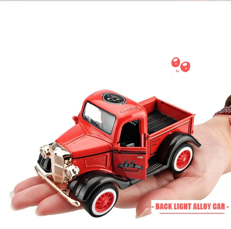 

Hot Sale Top Quality Q Mini Alloy Toy acoustic-optic back force light Car Pull back car Cute Kitty Boy Gift Present Toys Model