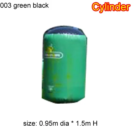 Надувные speedball в дзот оборудования для детей взрослых препятствий 0,7 мм ПВХ брезент - Цвет: 003 green black
