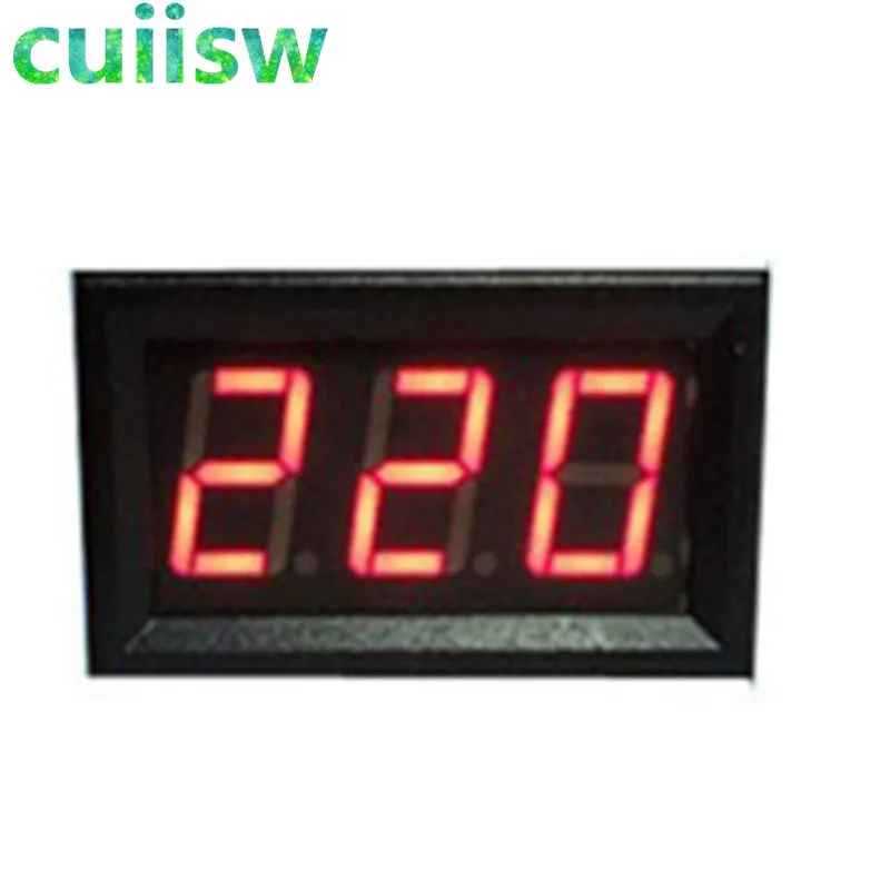 

Red YB27A LED AC 60-500V Digital Voltmeter Home Use Voltage Display 2/ Two-Wire 0.56" 110V/220V