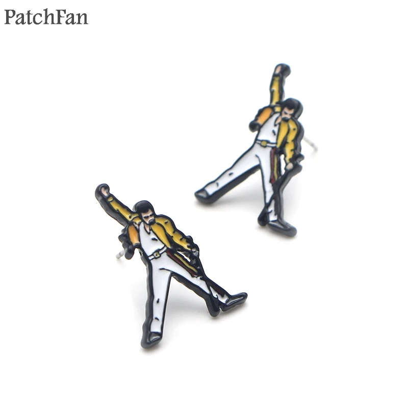 Patchfan певица классические дизайнерские гвоздики серьги вечерние свадебные