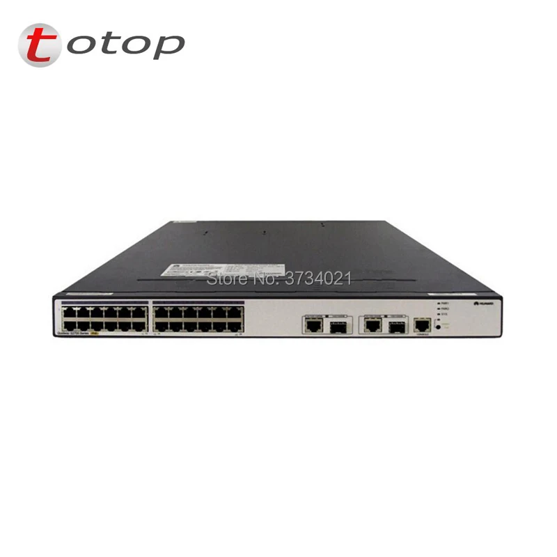 

huawei switch S2700-26TP-PWR-EI with 24 Ethernet 10/100 PoE+ Ports,2 Dual Purpose 10/100/1000 or SFP