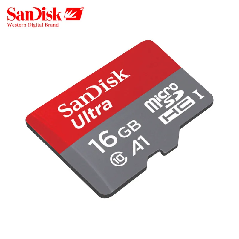 100% Оригинал SanDisk Micro SD карта A1 16 ГБ 32 памяти класс 10 UHS 1 SDHC Tf Microsd carte|Карты памяти| |