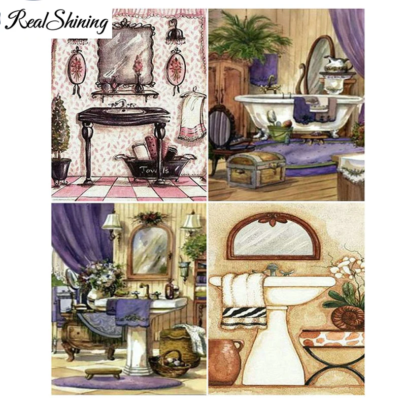 Dressing table 5d diy Diamond painting full square round drill Mosaic