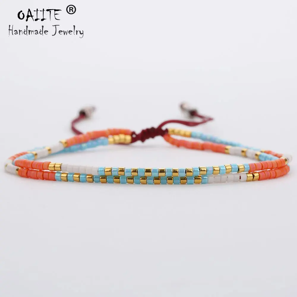 Buy OAIITE Handmade Double Layer Japanese MIYUKI Seed