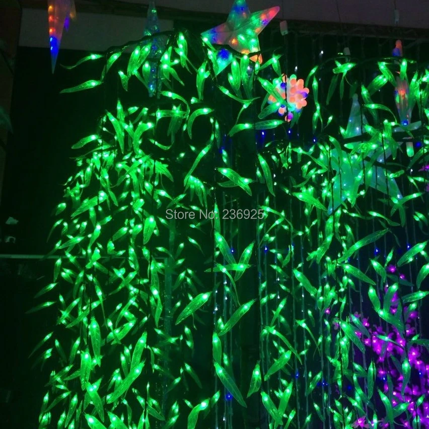 Image Gallery leaf string lights
