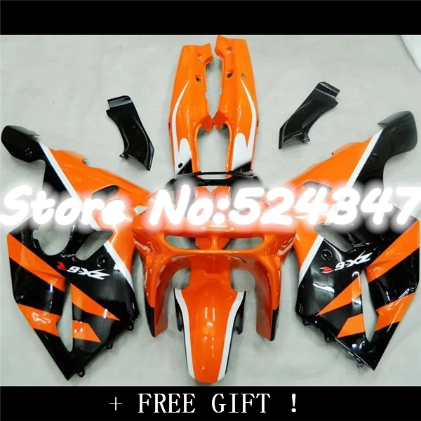 HH94 97 Оранжевый Черный Белый обтекатель для KAWASAKI NINJA ZX-6R 94-97 ZX6R ZX 6R 94 95 96 ABS