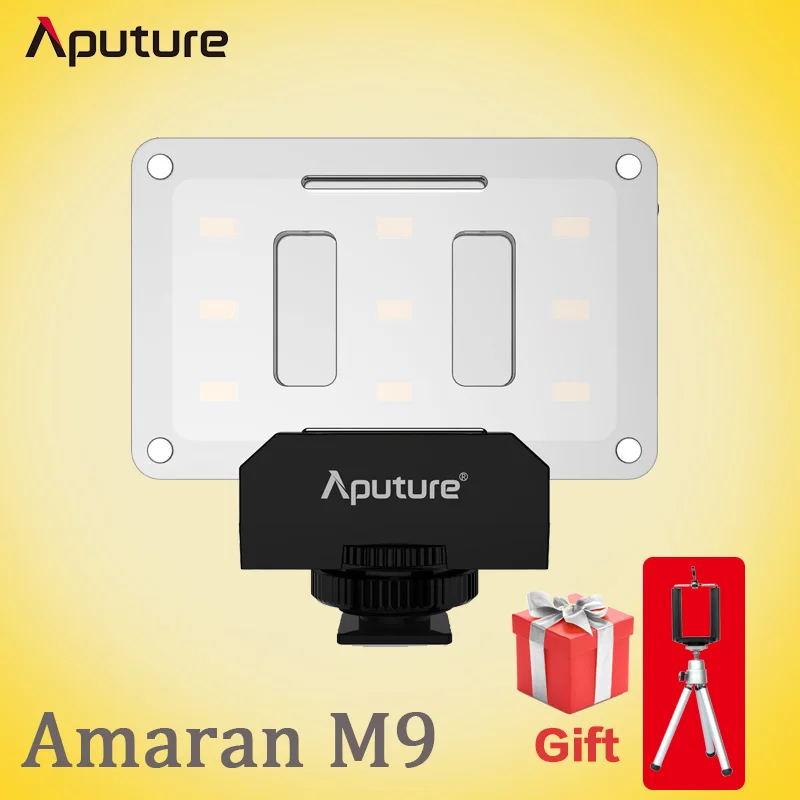 Prix pour Aputure Amaran M9 Poche sized Tiny LED Remplir Vidéo Lumière/Rechargeable Construit dans La Batterie avec 9 pcs SMD lumières DSLR AL-M9 Prix pour Aputure Amaran M9 Poche sized Tiny LED Remplir Vidéo Lumière/Rechargeable Construit dans La Batterie avec 9 pcs SMD lumières DSLR AL-M9