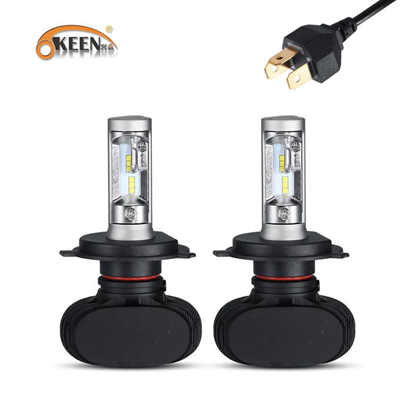 OKEEN 12 В 24 S1 H4 двойной луч светодиодсветильник фары лампы H13 9004 9007 дальний и ближний