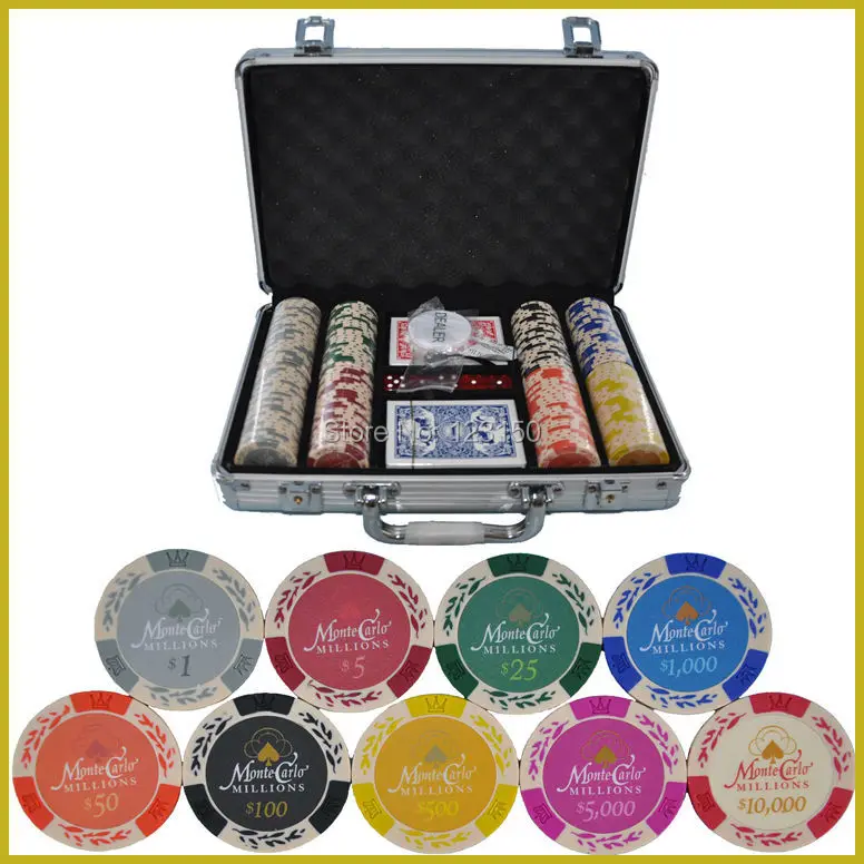 

PK-8001 200pcs chip set, 13.5g per chip, include 200pcs chips with one aluminum case, Free shipping