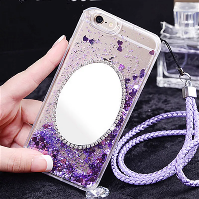 Мягкий чехол для телефона LaMaDiaa xiaomi Redmi 7 6 6A 5 Plus Note Pro MAX 3 5X 6X Rhinestone diamond Mirror liquid sand| |