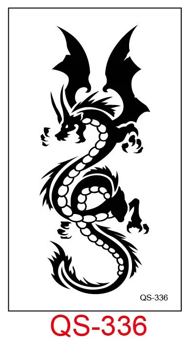 

Waterproof Temporary Tattoo Stickers dragon animal fake Tatto Geometric animal Flash Tatoo Hand Back Foot for Girl Women Men