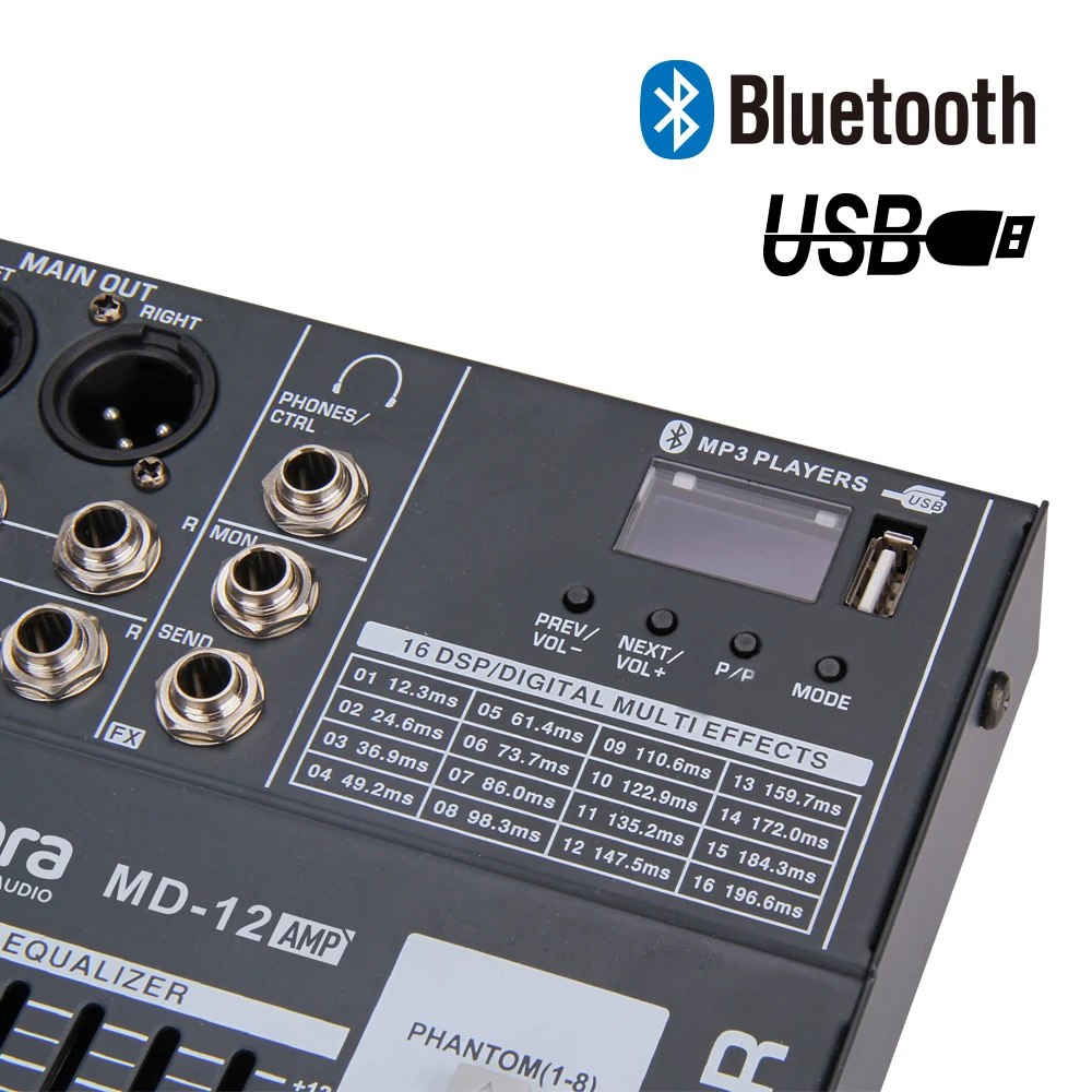 Good quality Clean sound!!! 12 Channels 750 Watt