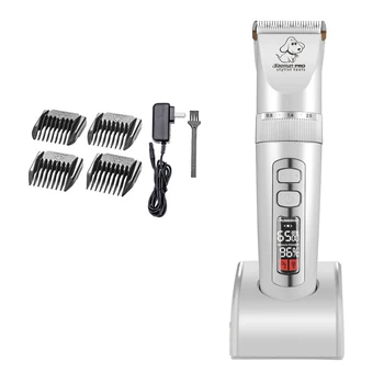 

Professional Dog Hair Trimmer Electric Pet Grooming Trimming Clipper For Cats Dogs Smart Dog Haircut Equipment LCD Pet Supplies