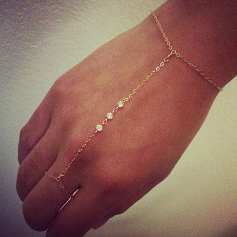 

Europe and the new simple sexy zircon bracelets handmade Bohemian manual selection of attractive wome