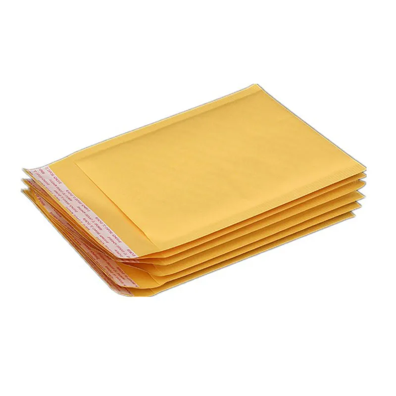 

Yellow Bubble Mailing Envelope 6pcs Multi-size Self Adhesive Bubble Mailers Padded Envelopes Packaging Shipping Bags Courier Bag