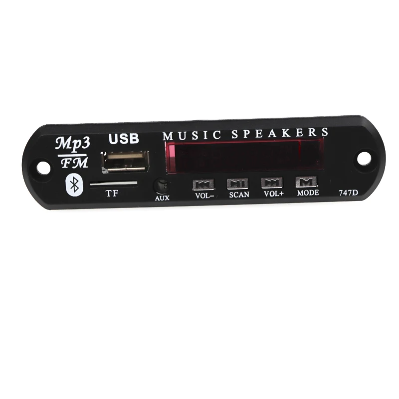 

Bluetooth USB MP3 Decoder DC 12V Power Supply FM Radio Wierless MP3 Music Player Board Audio Module For Car Remote Music Speaker
